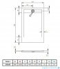 Radaway Teos F brodzik 180x80cm czarny HTF18080-54